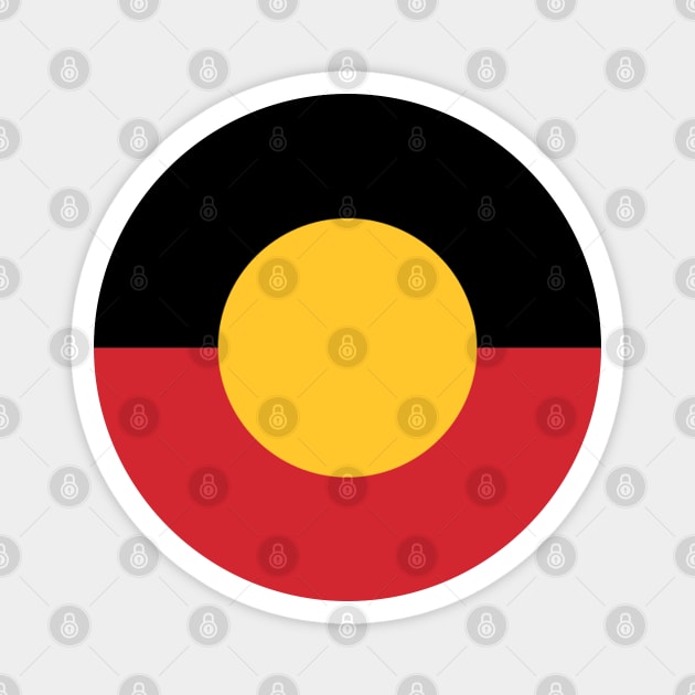 The Australian Aboriginal Flag #8 Magnet by SalahBlt